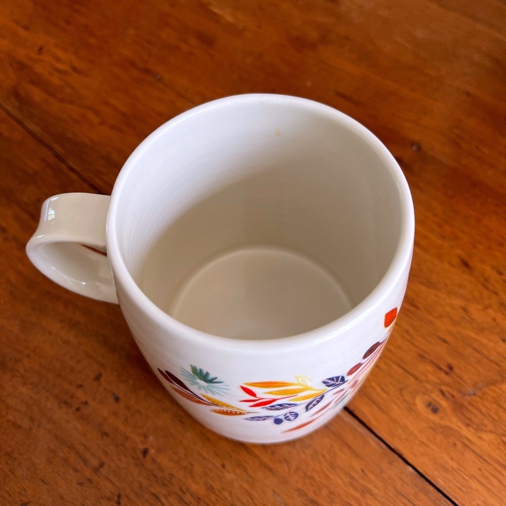 Anthropologie Petal Palette Monogram "V" Mug - Picture 2 of 3